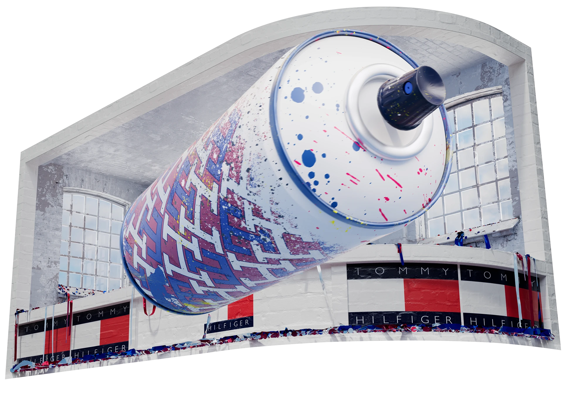 Tommy Hilfiger 3D 빌보드